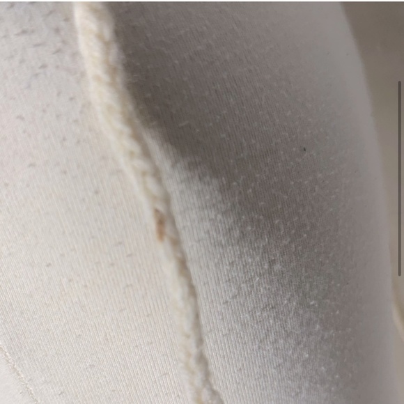 Vintage Hand Knit Cream Brown Hat With Ear Flaps - Picture 4 of 8